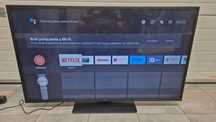 Telewizor Hitachi 50" uszkodzony, paski na ekranie, model 50HAK5750