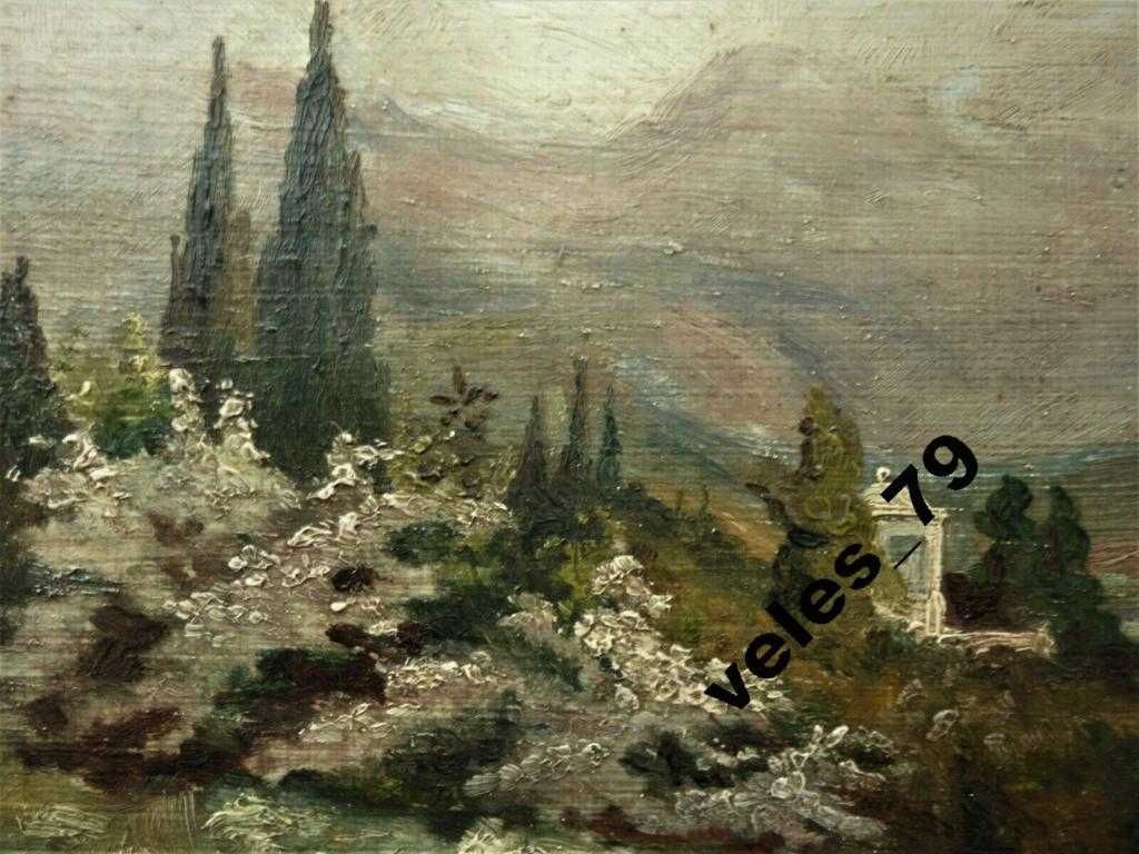 Картина маслом по дереву, Крым до 1917-го года