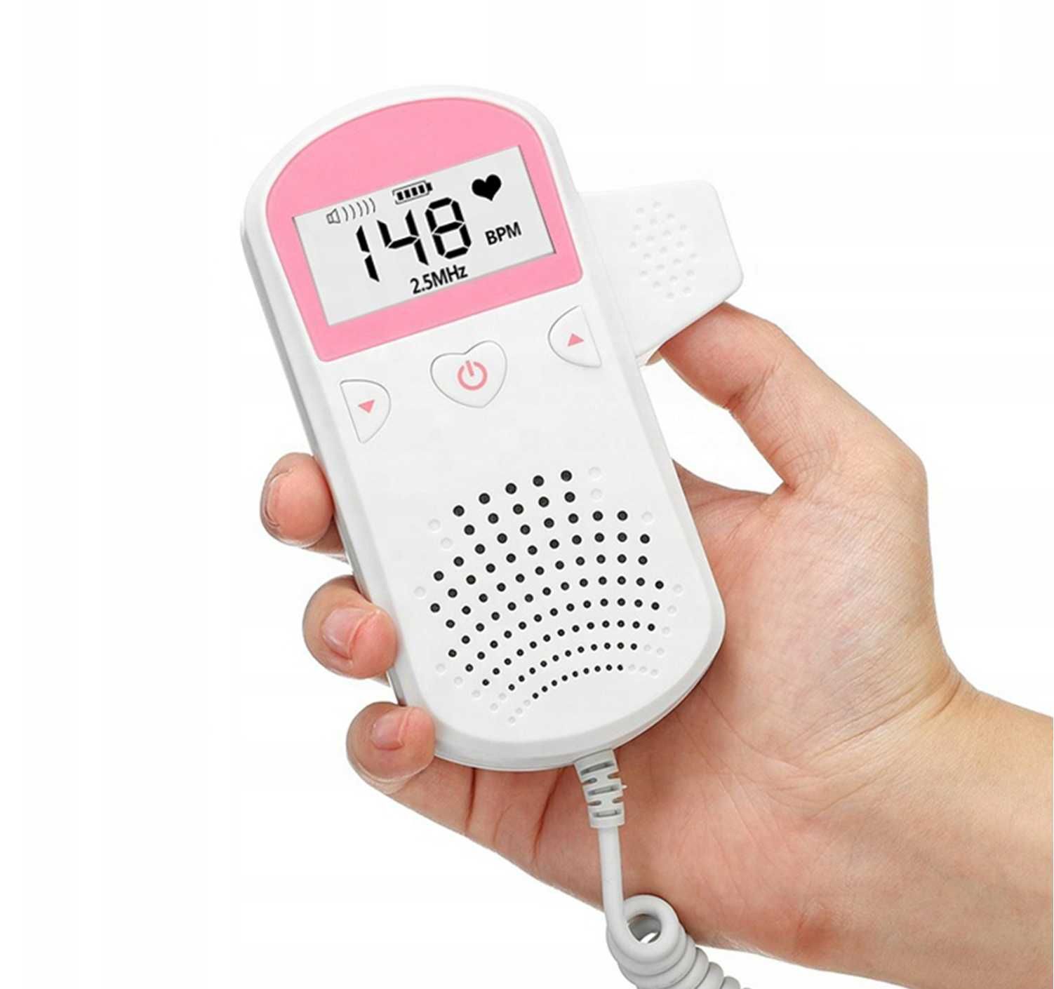 Przenośny Monitor pracy serca płodu DOPPLER. DARMOWA DOSTAWA