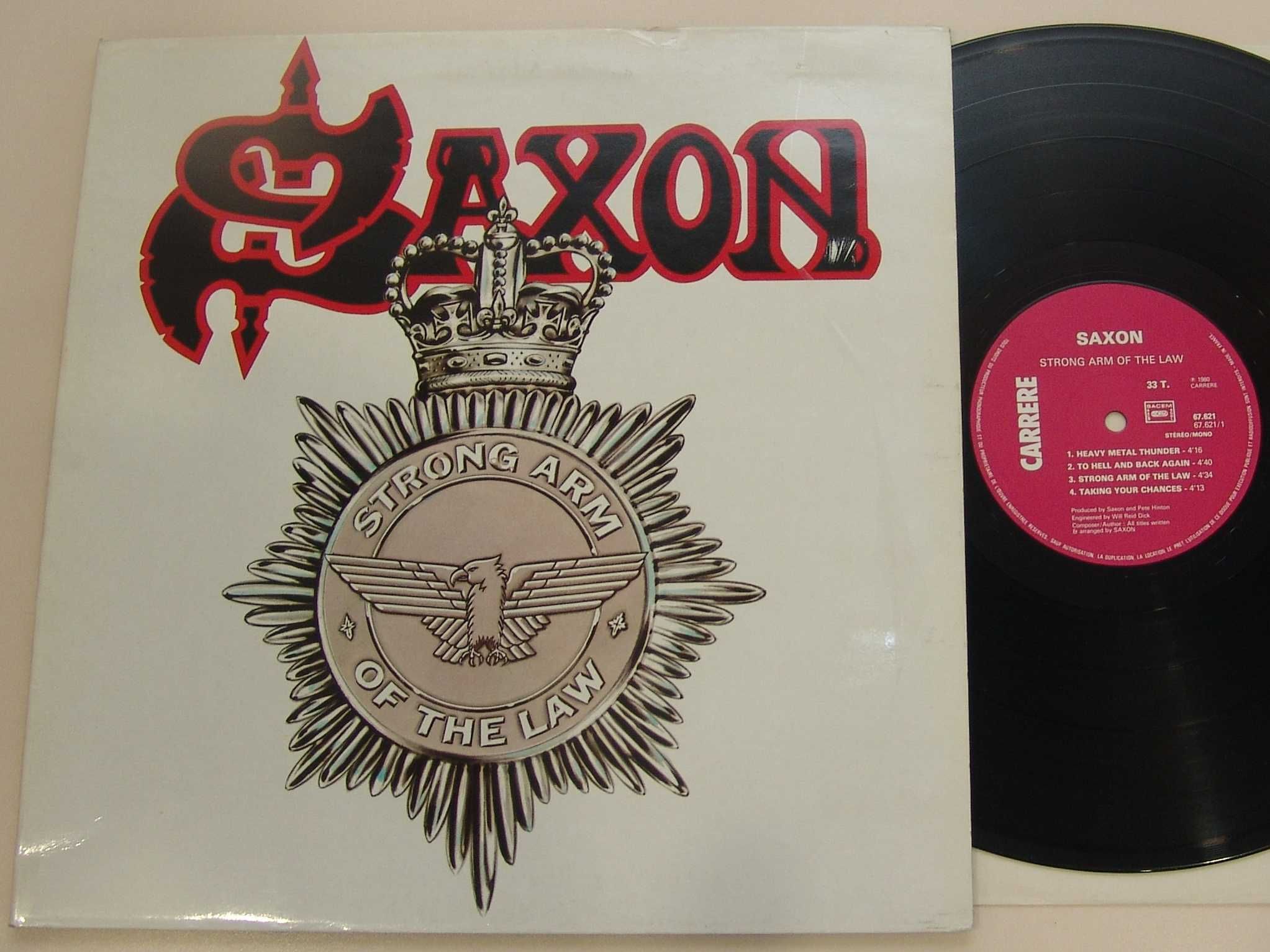 Пластинки Saxon 1979, 1980, 1988, 1991. Heavy Metal, Hard Rock