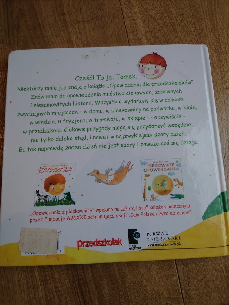 Książka dla dzieci "opowiadania z piaskownicy"
