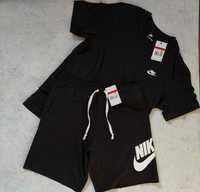 ОРИГІНАЛ! Чорний чоловічий костюм Nike шорти+футболка | M L | на літо
