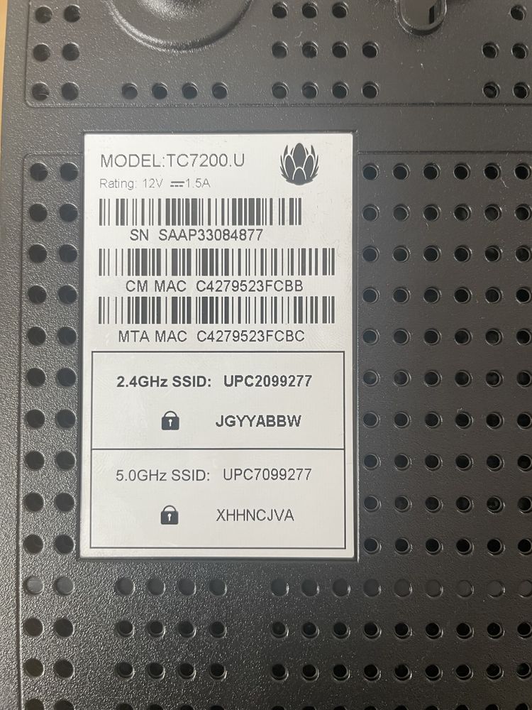 Dekoder UPC TC7200 sprawny