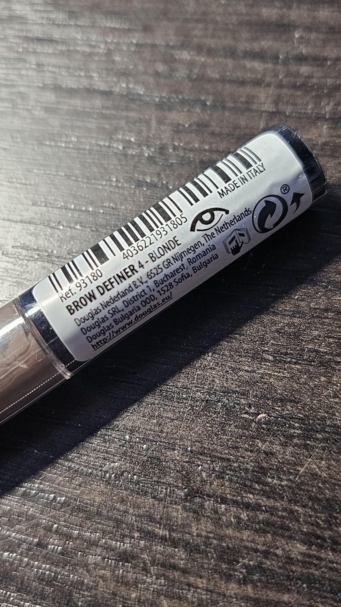 Douglas - Brow Definer, Eyebrow Modeling Gel, Blonde. Żel do brwi