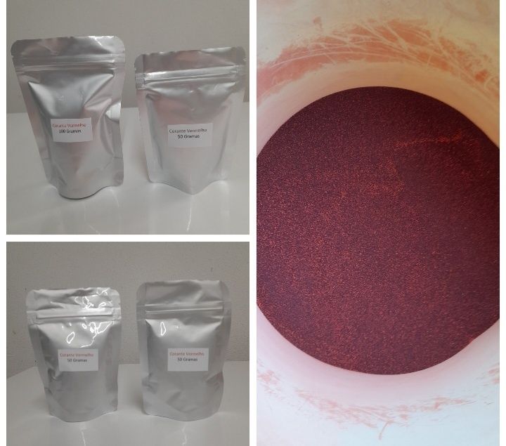 Corante Vermelho e Amarelo Canarios