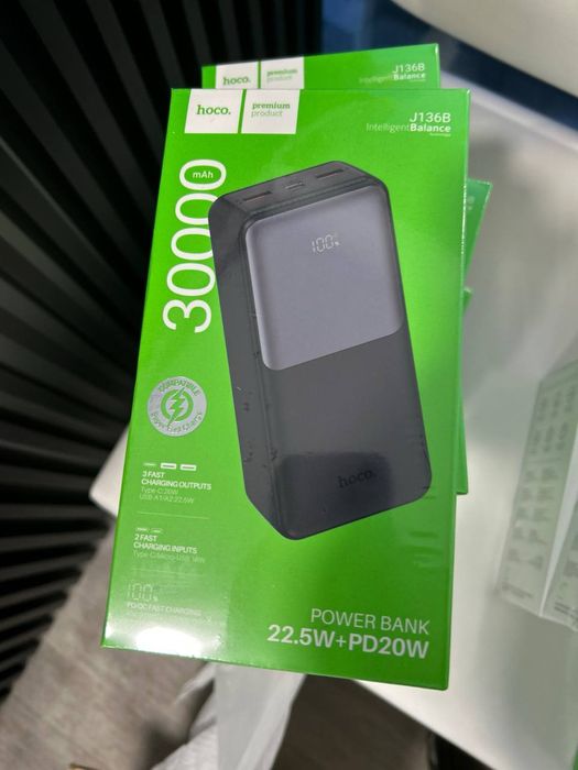 ПоверБанк Хоко Power Bank Hoco J136B Sirui 30000mAh 22.5W+PD20W
