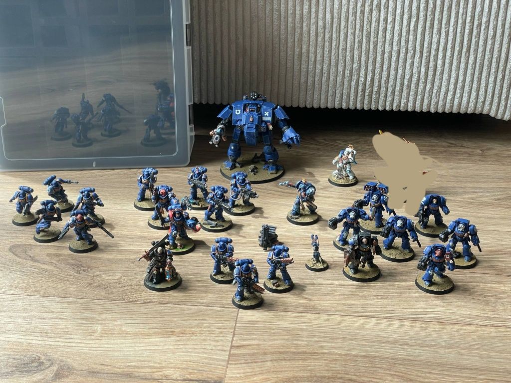 Warhammer 40k ultramarines 1500 + walizka