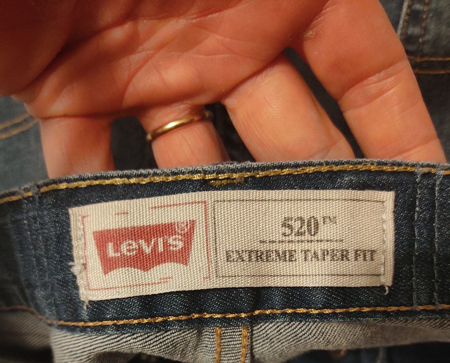 Calças Levi's originais 502, tamanho 10