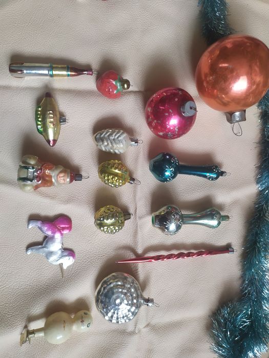 Ёлочные игрушки времени СССР