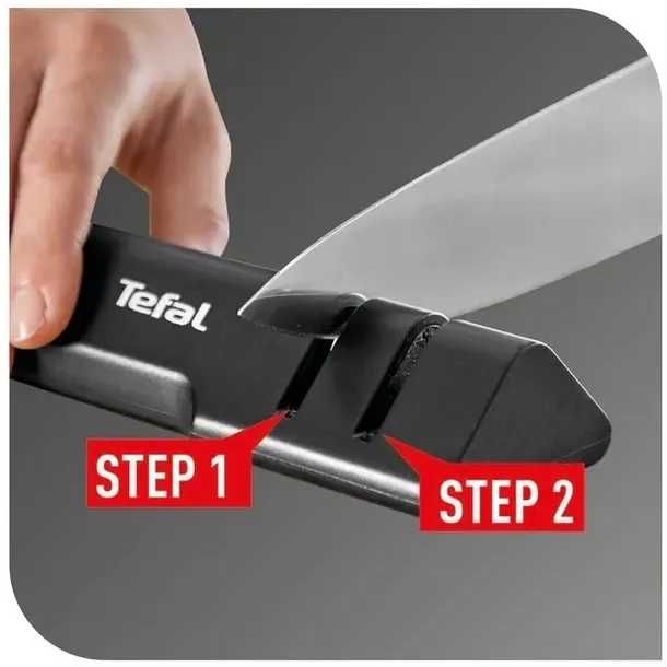 TEFAL ESSENTIAL OSTRZAŁKA 2-Stopniowa do Noży Uniwersalna Diamentowa