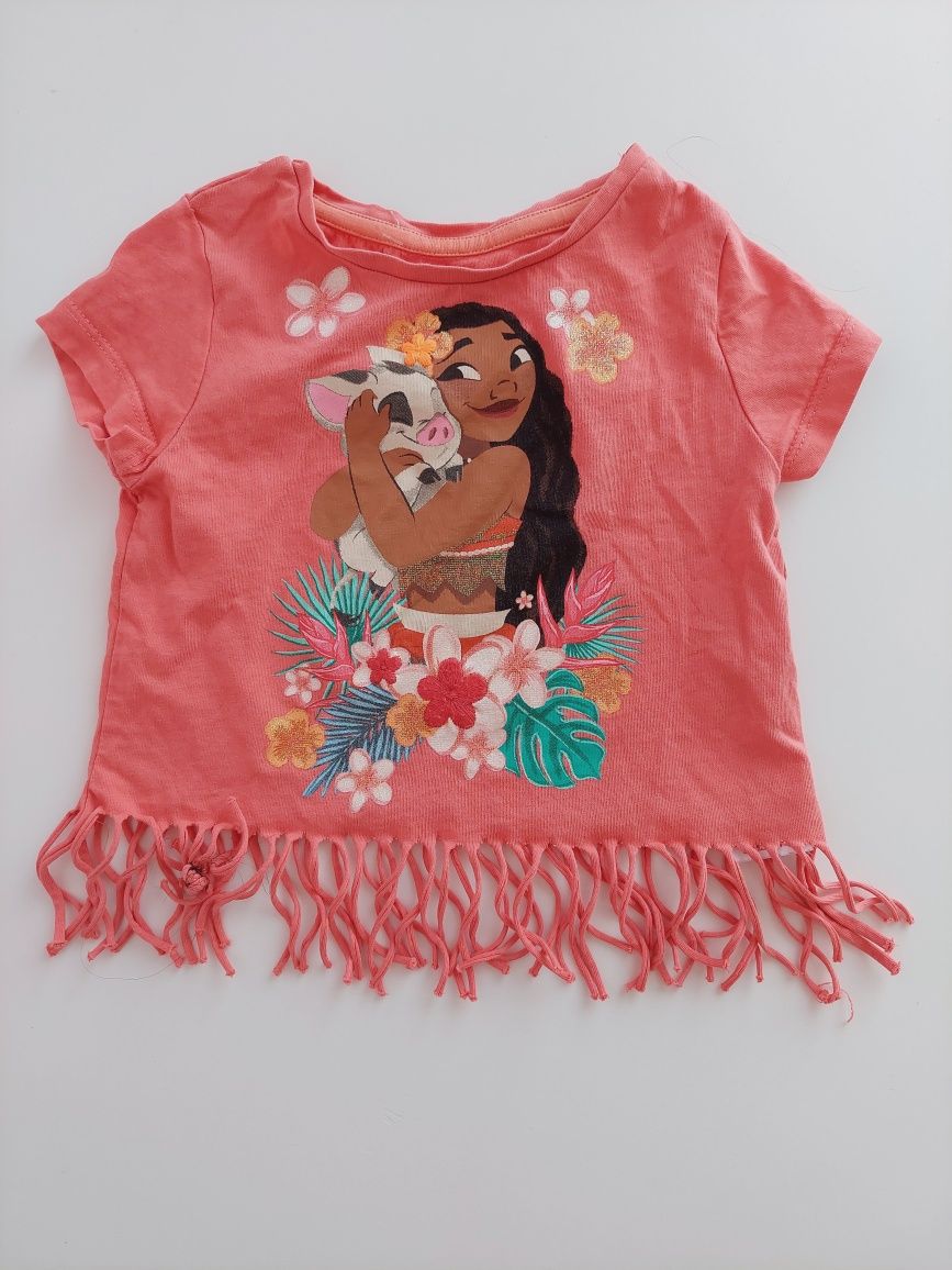 Koszulka z krótkim rękawem Disney moana 18-24m 86-92cm
