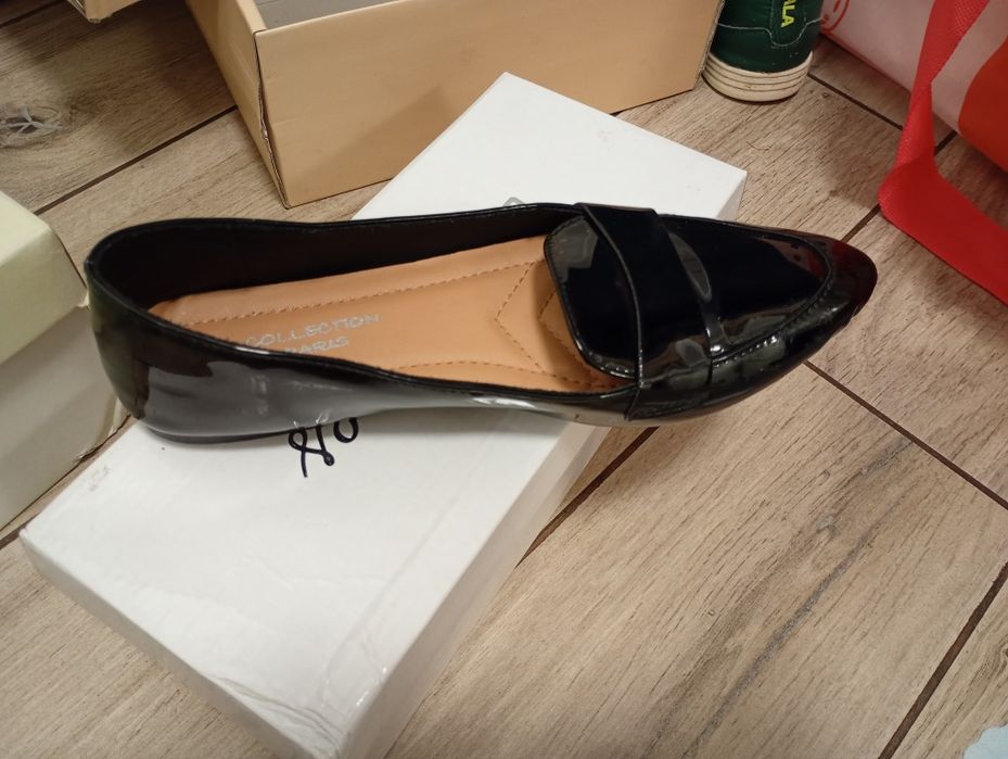 Baleriny mokasyny nowe 36,5