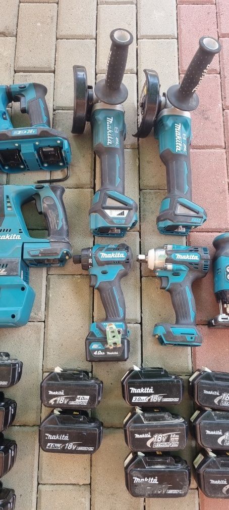 Makita 18V - zestaw narzędzi akumulatorowych
