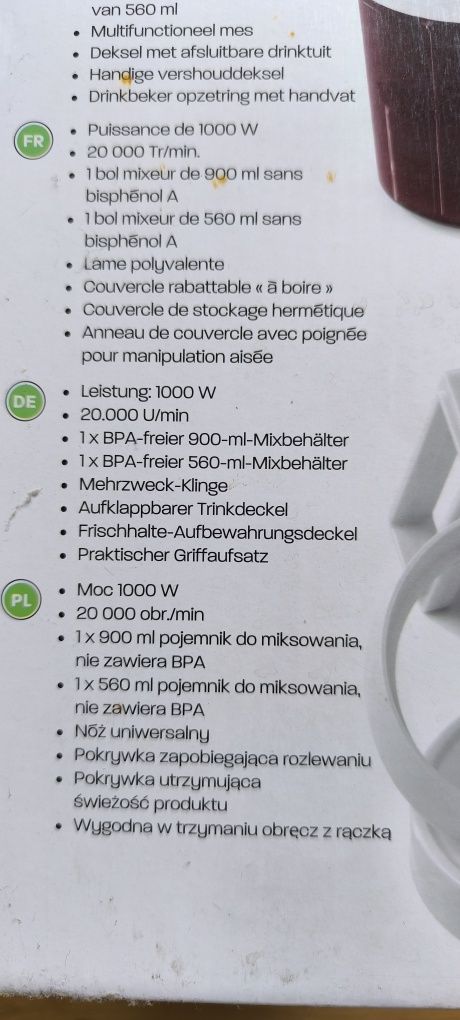 Blender George Wilkinson 1000W Nowy