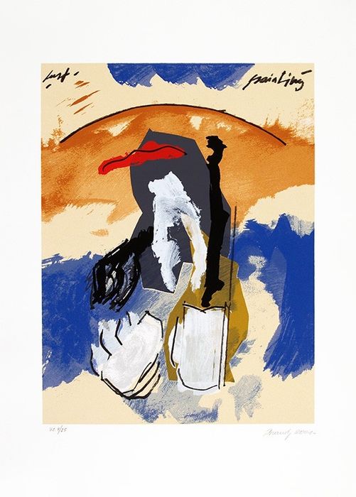 Serigrafia com moldura de Robert Brandy de 2004