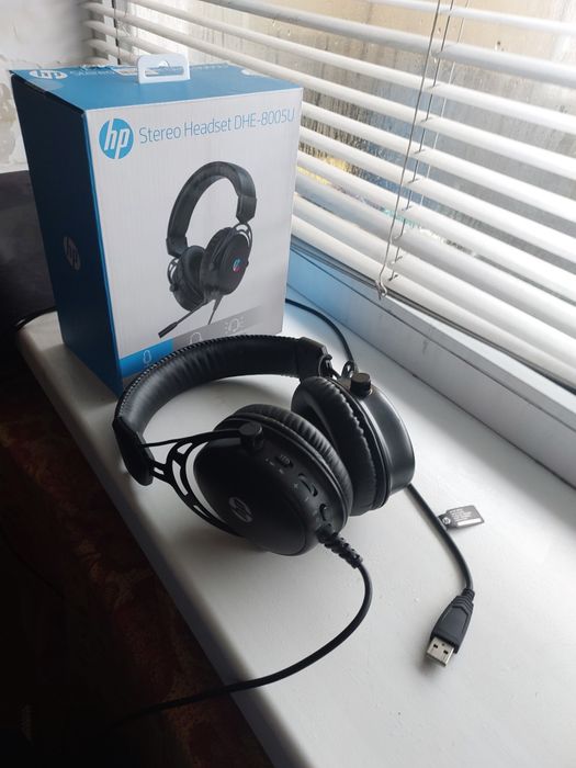 Навушники провідні HP DHE-8005U  USB