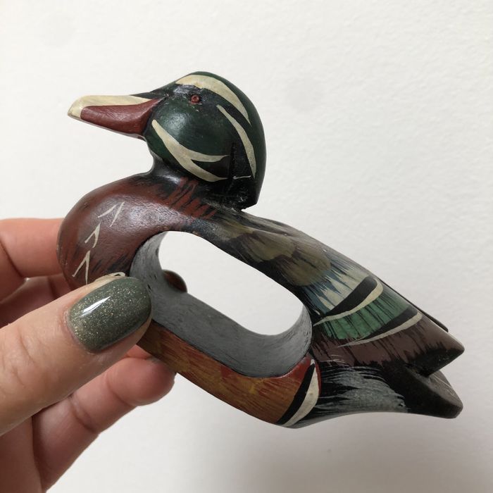 Фіксатор для дверей чугун вінтаж качка