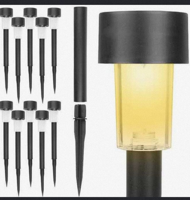 10шт Польща тепле світло садові фонарі ліхтарики садовые светильники н