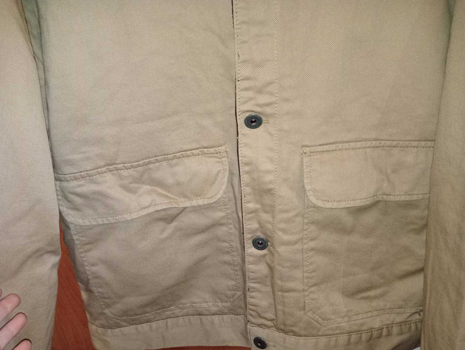 Куртка бомбер с карманами на пуговках размер м (46)