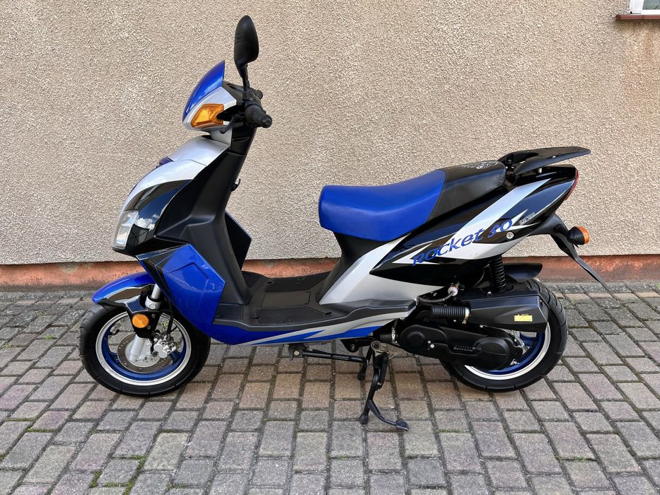 Skuter 50 rocket zadbany niski przebieg okazja !