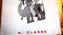 Caderno redação e Gramática da 4ª classe anos 70