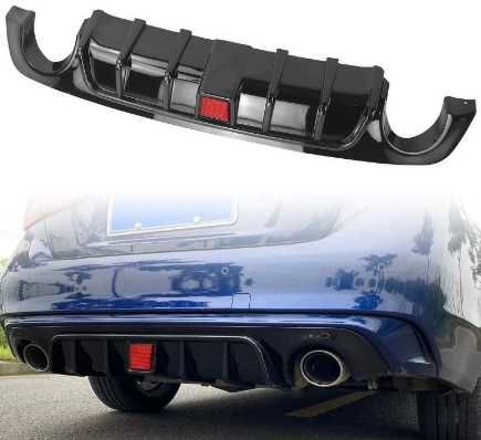 Диффузор накладка спойлер бампера Infiniti Q50 Инфинити Ку50 сплиттер