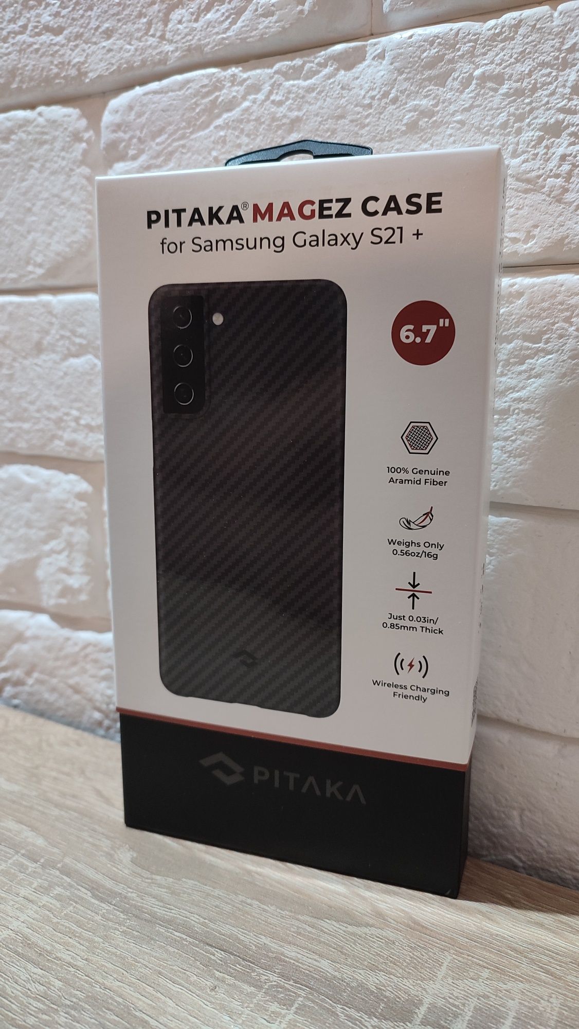 Etui PITAKA do Samsung Galaxy S21+ włókno aramidowe!