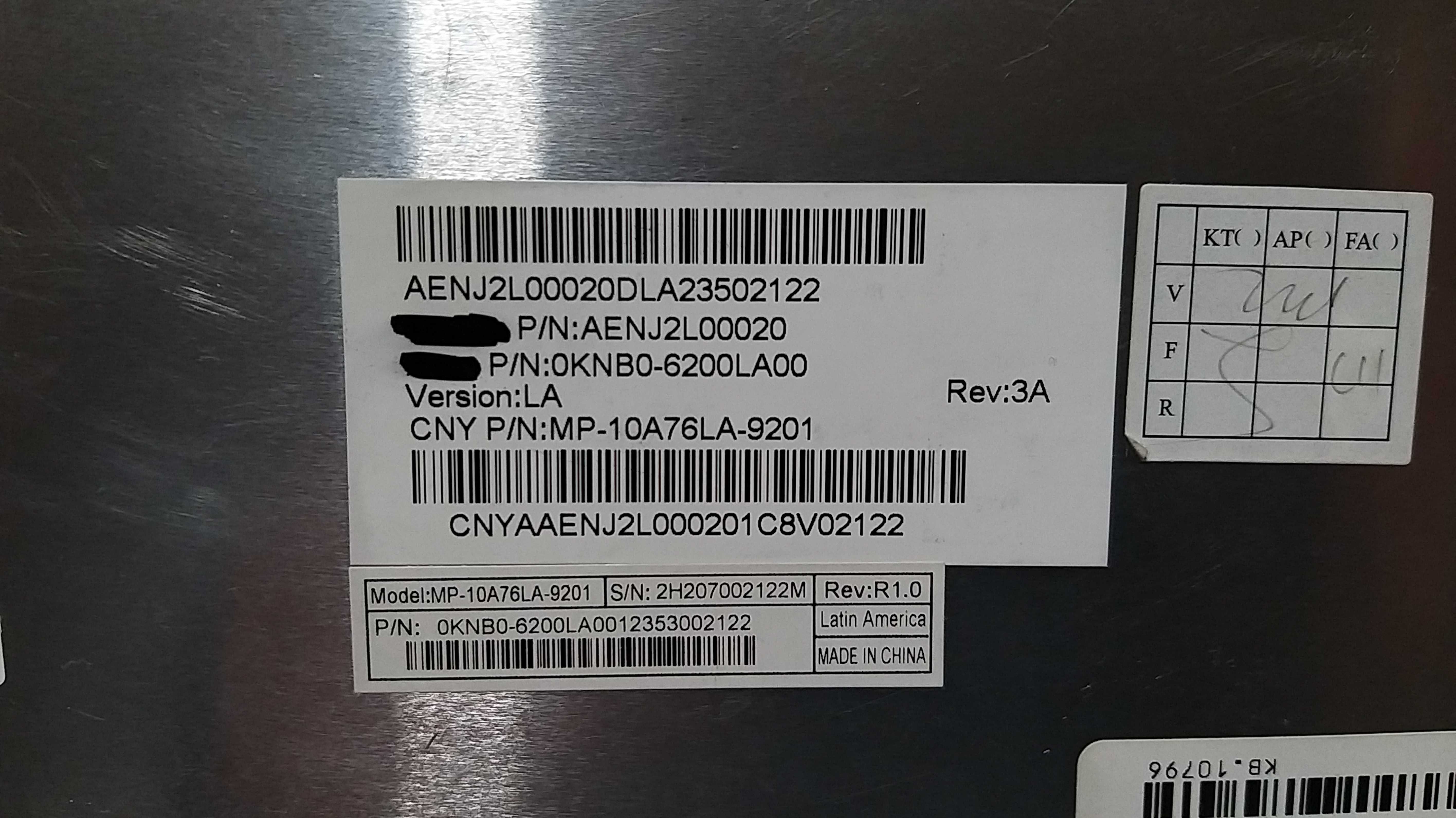 teclado para Asus X54H como novo