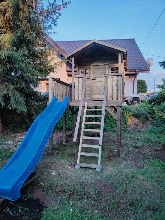 Domek dla dzieci huśtawka huśtawki