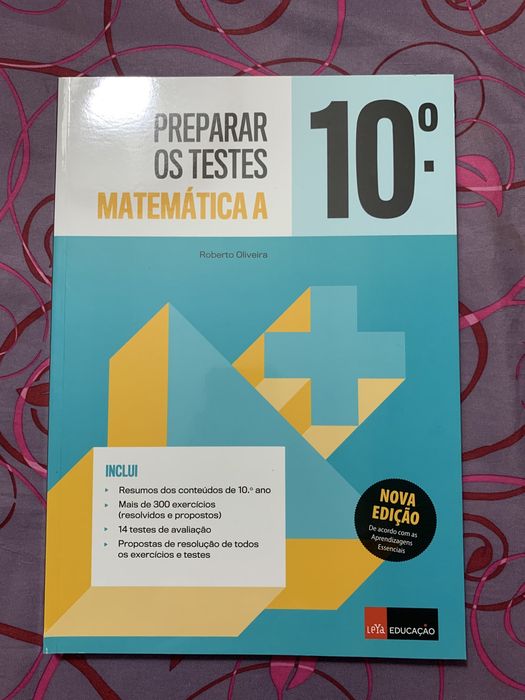 livro de preparação de testes matemática A 10. ano