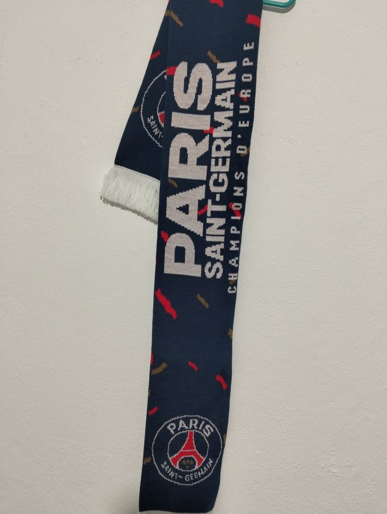 Cachecol PSG campeão de Europa 2025
