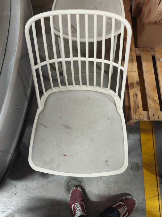 6 cadeiras Sklum em polipropileno e aço