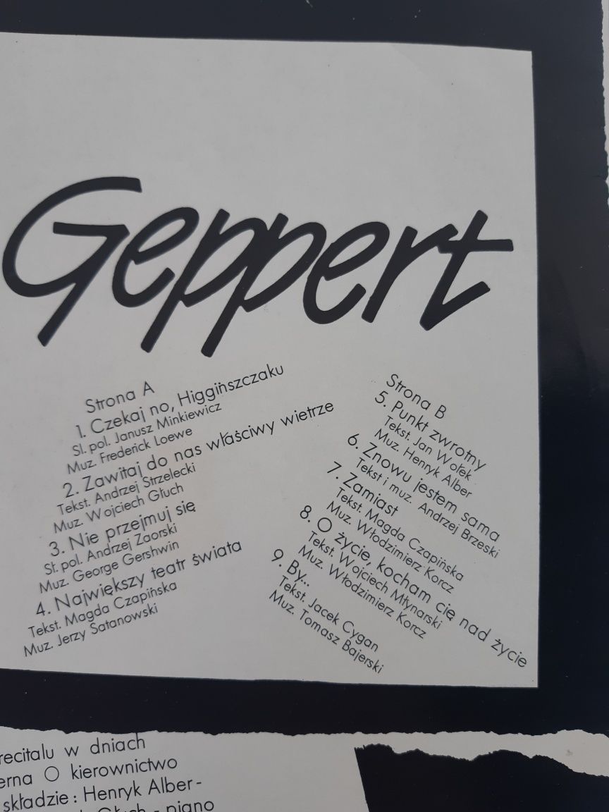 Płyta winylowa Edyta Geppert recital Live
