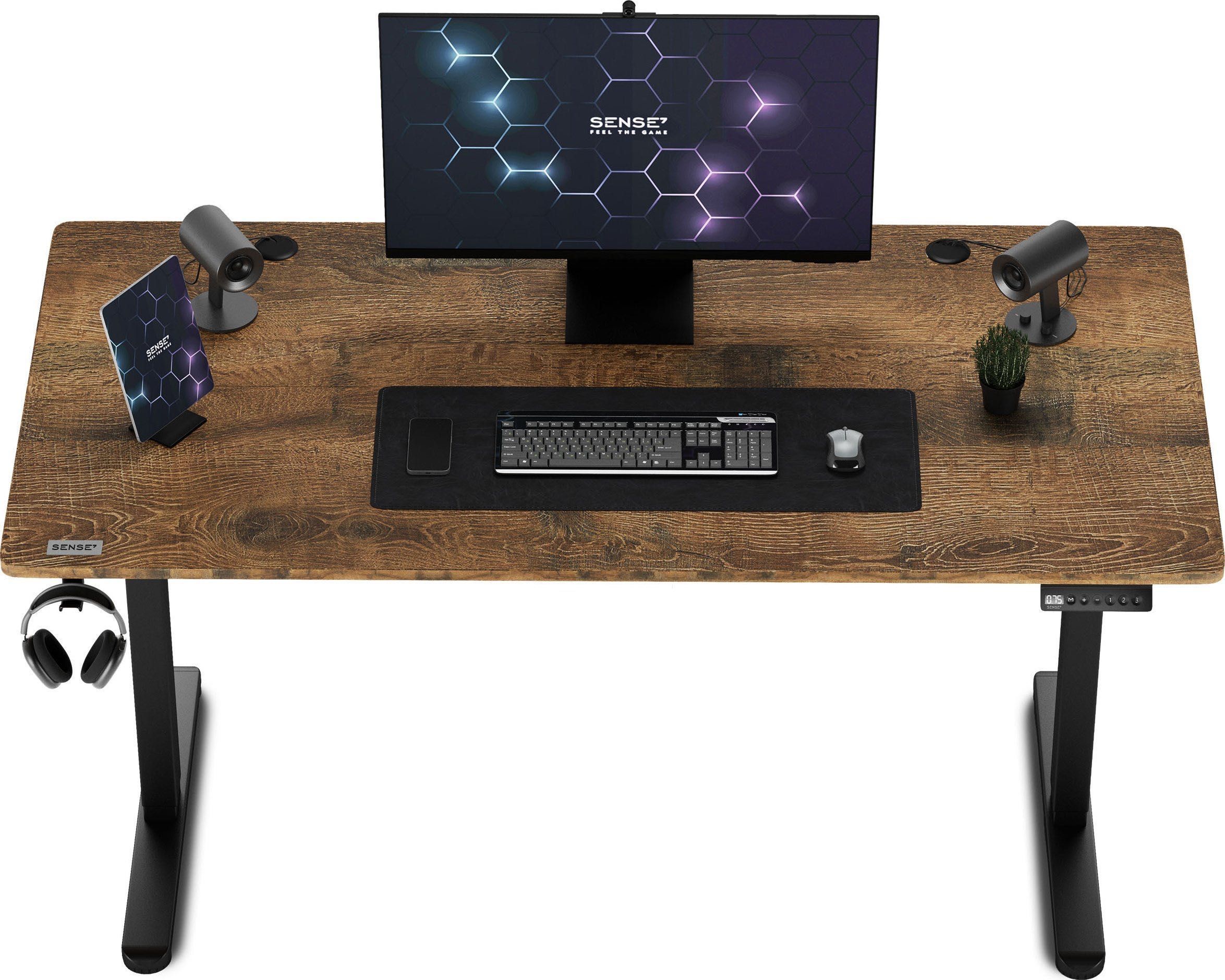 Компютерний стіл 140x70 см з електрорегулюванням висоти Sense7 Nojo