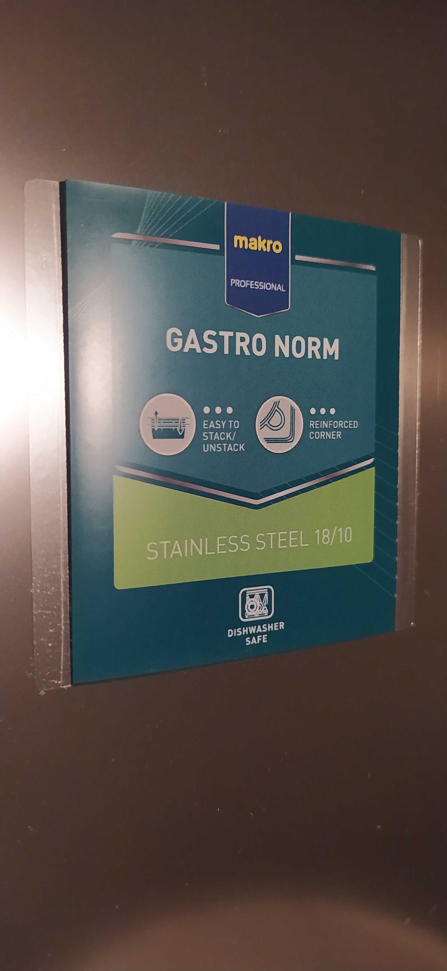 Gastro Norm stainless steel 18/10 pojemnik gn 53x33cm