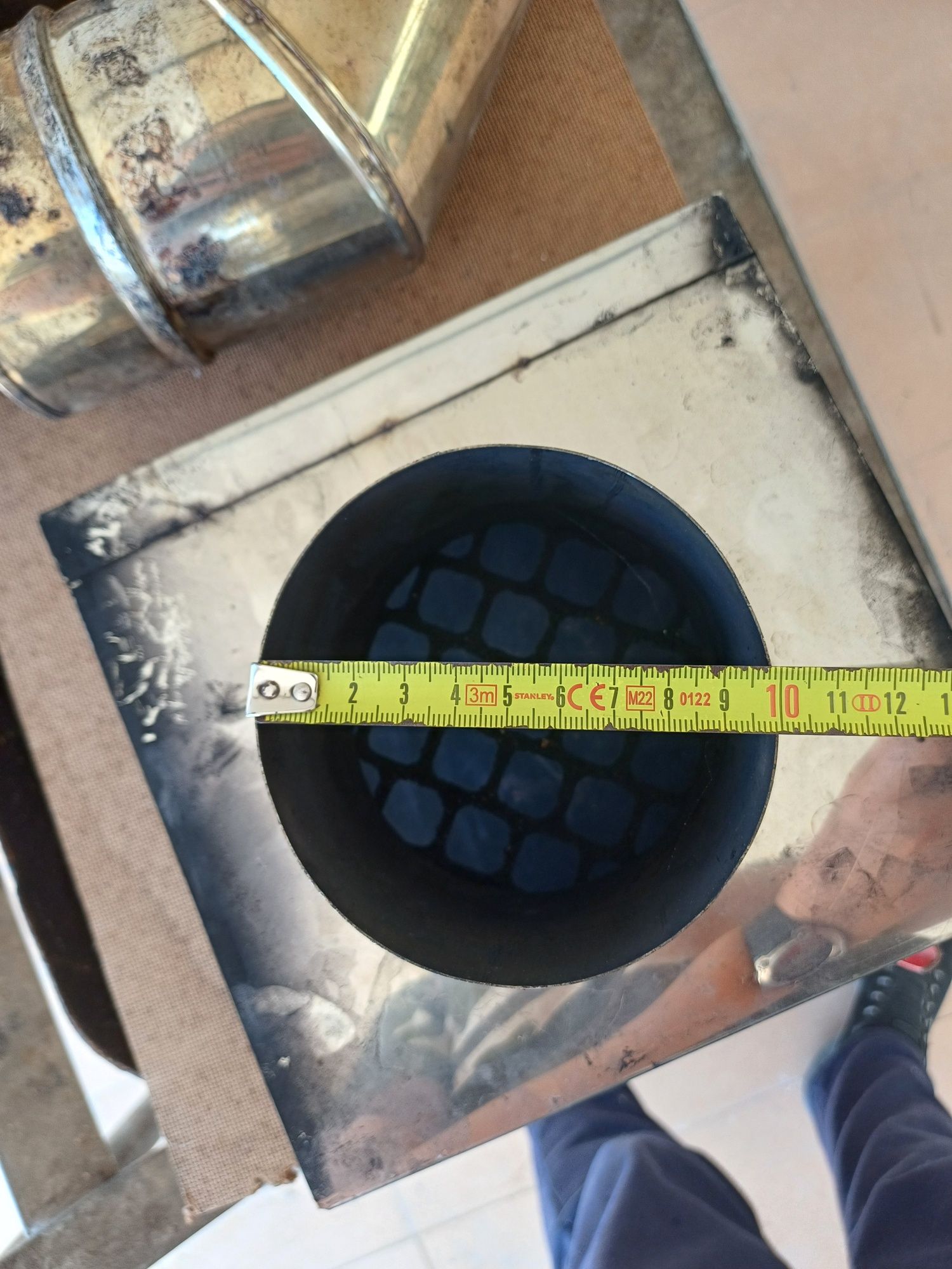 Canos Chapéu e Curvas 90° De 10 cm De Inox
