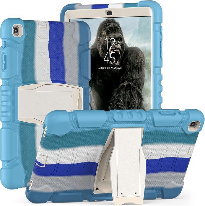 Etui do Samsung Tab A7 Lite 8.7” Pancerne z Podstawką Niebieskie
