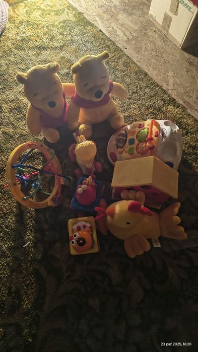 Zabawki pluszaki i edukacyjne komplet numer 1