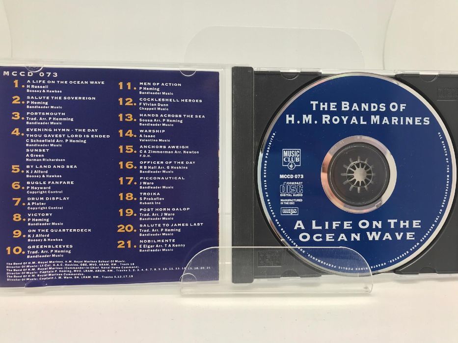 cd - royal marines - a life on the ocean waves