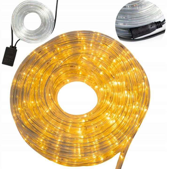 Wąż Świetlny Zewnętrzny 720led Lampki Ozdoby Świąteczne 30m Zew/wew Ba