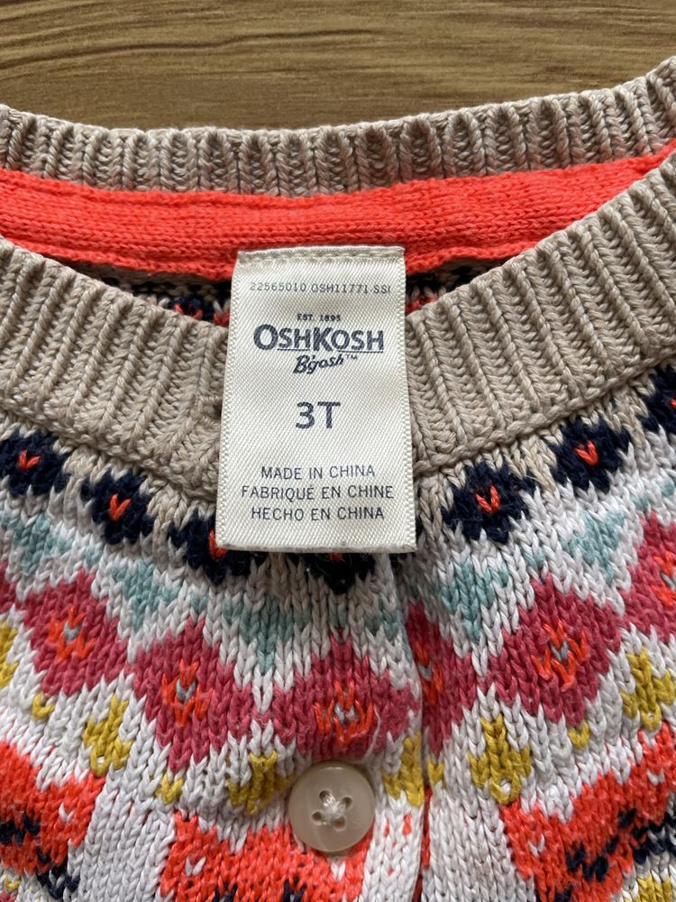 Sweterek rozpinany OshKosh 3T 98