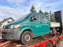 Volkswagen T5 LIFT DOKA  T5 Doka Brygadówka 6 Osób Hak Z Niemiec