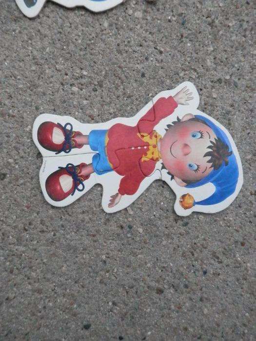 Puzzle com seis personagens Noddy