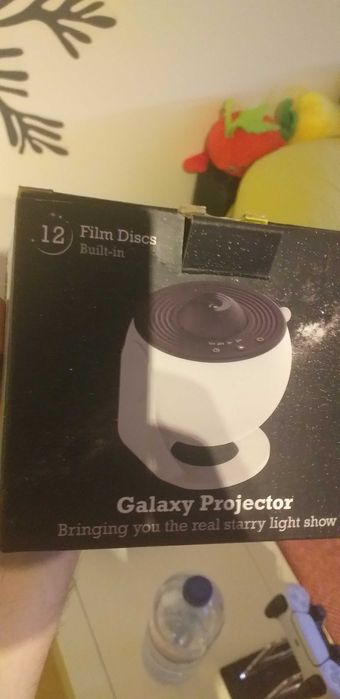 Projetor de parede(galáxia/planetas)-13 slides incluídos