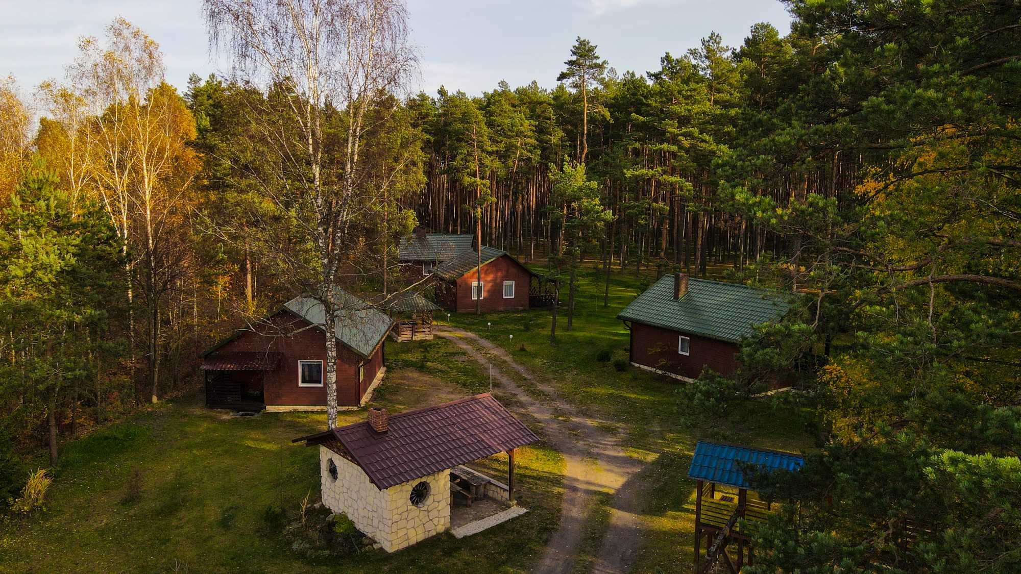 Domki Nad Tanwią na Roztoczu.