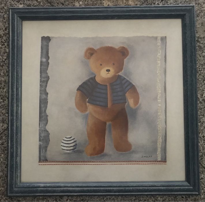 2 quadros para quarto de menino ou para WC de crianças