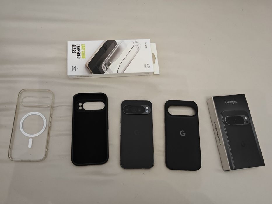 Zestaw Pixel 9 pro 256Gb pamięci+3x etui