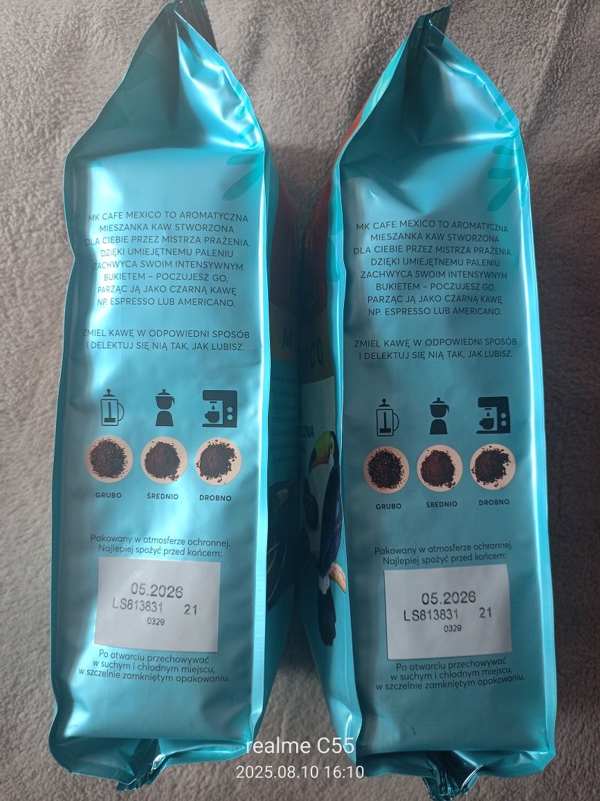 Kawa ziarnista Mk Cafe Mexico 2 x400 gr