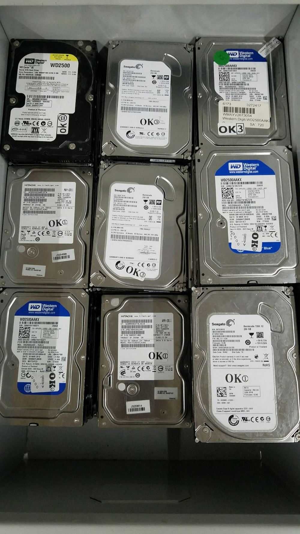 HDD 3,5 sata 80Гб500Гб 5000AVVS5000AVDSST500LT012ST500LM000SA400S37опт