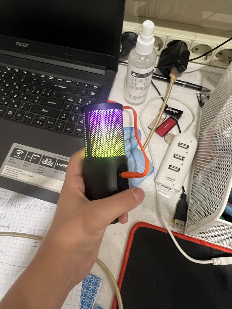 Мікрофон Hator signify RGB pro